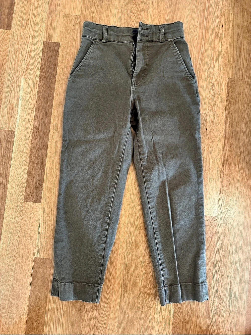 Everlane The Way-High® Gardener Cropped Jean Green Size 2